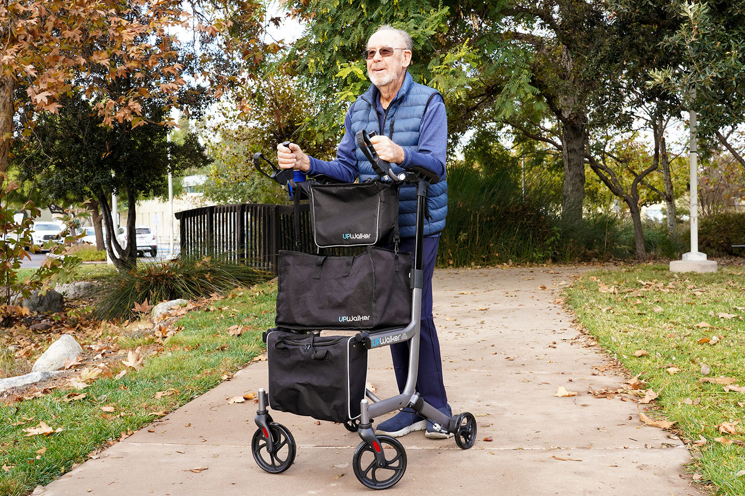 UPWalker - EZ Lite Tool-free Folding Backsaver Rollator UPWalker - EZ Lite Tool-free Folding Backsaver Rollator