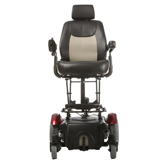 Merits - 22" Vision Super w/ Lift Mid Wheel Bariatric Power Wheelchair P327 - Vision Super