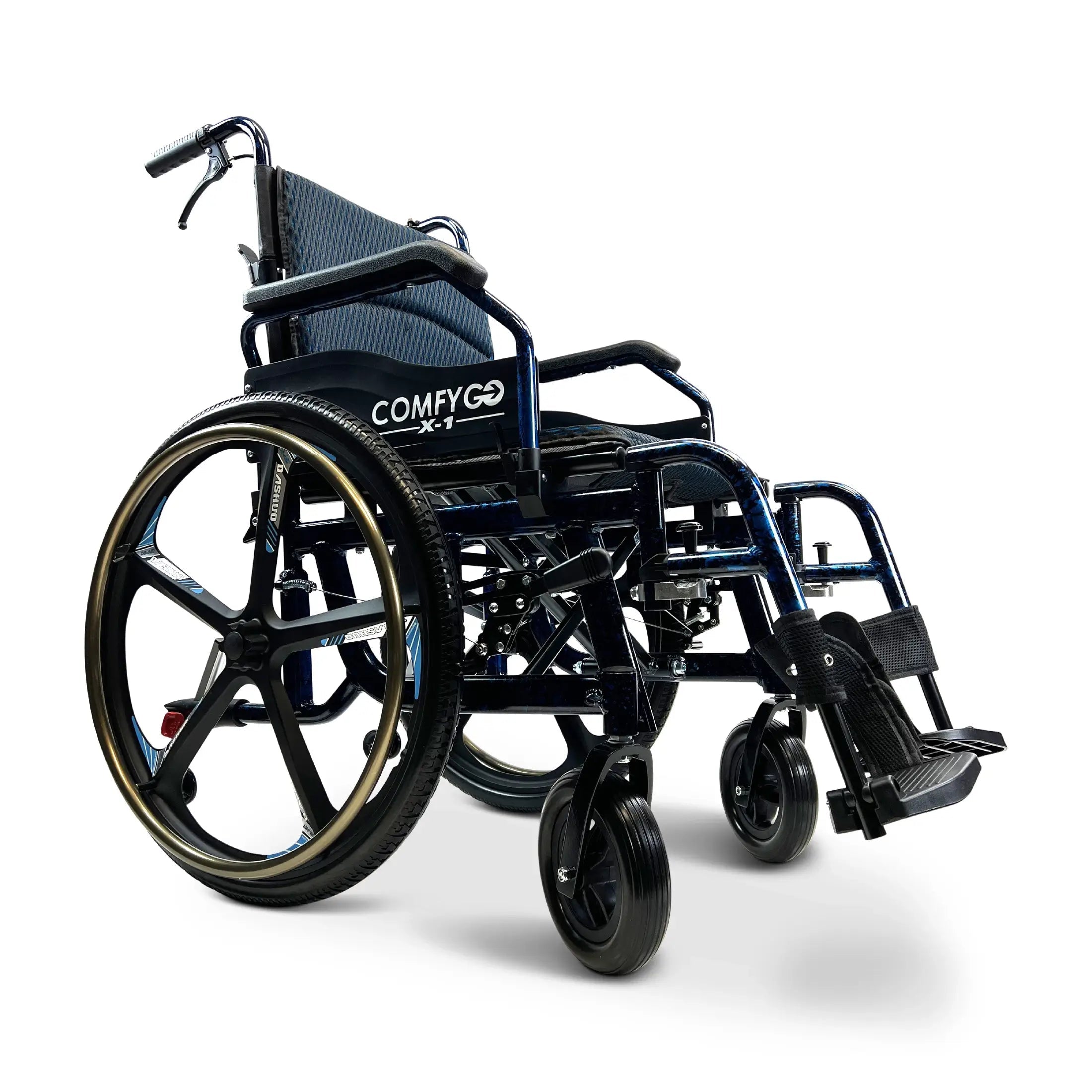COMFYGO | X-1 ComfyGO Manual Lightweight Wheelchair (17.5″ Wide Seat) | X-1 COMFYGO | X-1 ComfyGO Manual Lightweight Wheelchair (17.5″ Wide Seat) | X-1