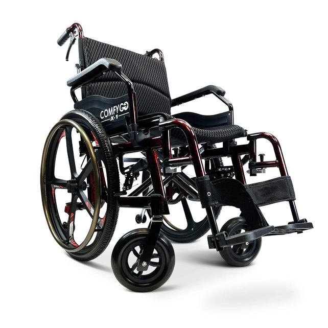 COMFYGO | X-1 ComfyGO Manual Lightweight Wheelchair (17.5″ Wide Seat) - Special Edition COMFYGO | X-1 ComfyGO Manual Lightweight Wheelchair (17.5″ Wide Seat) - Special Edition
