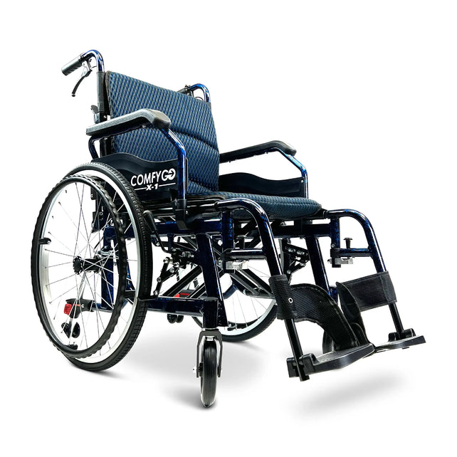 COMFYGO | X-1 ComfyGO Manual Lightweight Wheelchair (17.5″ Wide Seat) - Special Edition COMFYGO | X-1 ComfyGO Manual Lightweight Wheelchair (17.5″ Wide Seat) - Special Edition