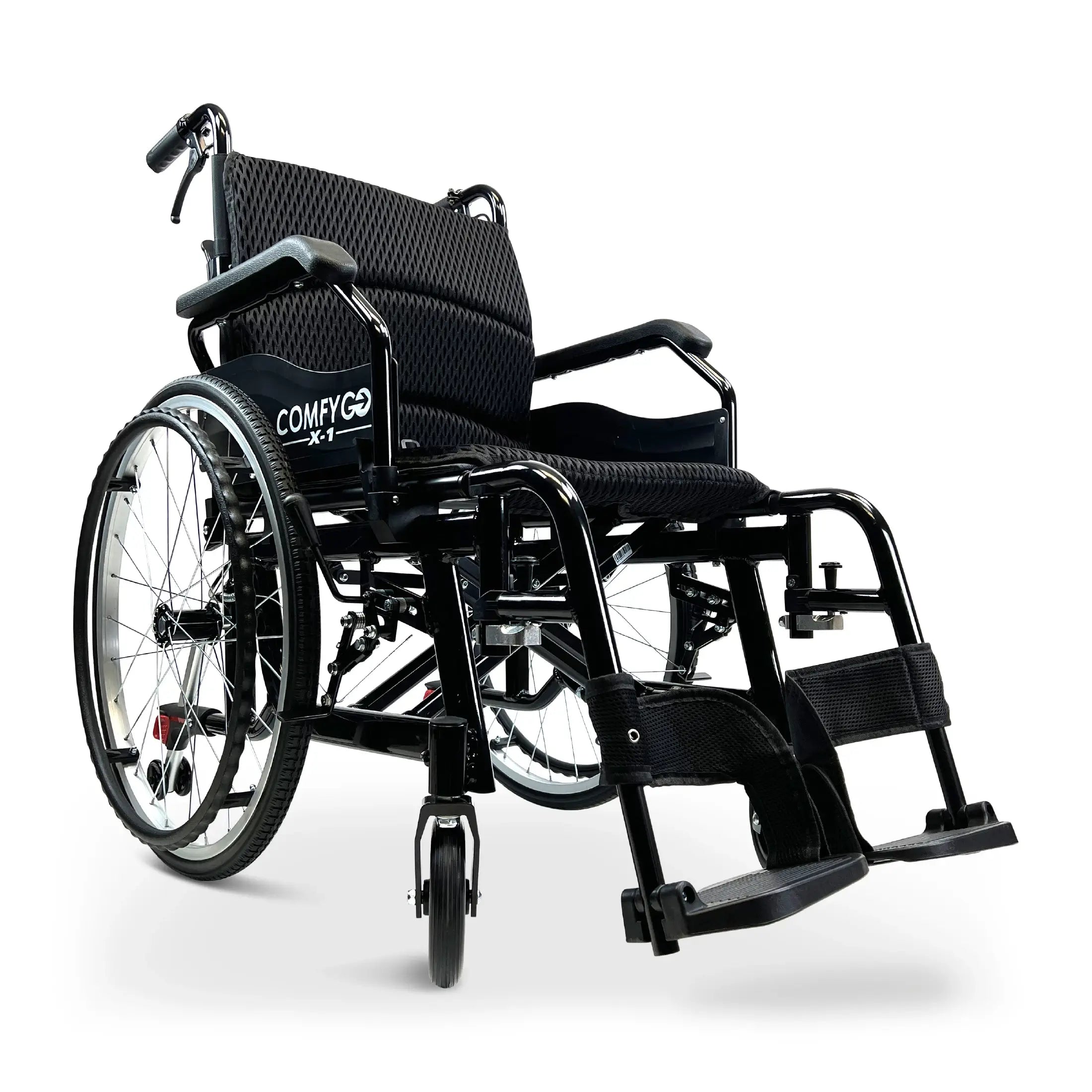 COMFYGO | X-1 ComfyGO Manual Lightweight Wheelchair (17.5″ Wide Seat) | X-1 COMFYGO | X-1 ComfyGO Manual Lightweight Wheelchair (17.5″ Wide Seat) | X-1