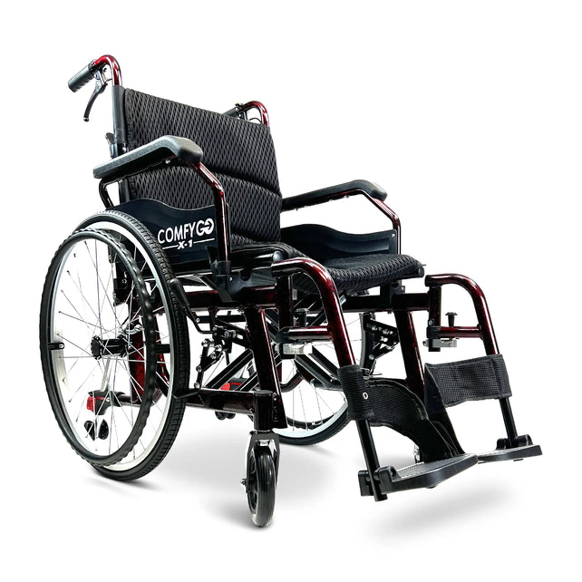 COMFYGO | X-1 ComfyGO Manual Lightweight Wheelchair (17.5″ Wide Seat) - Special Edition COMFYGO | X-1 ComfyGO Manual Lightweight Wheelchair (17.5″ Wide Seat) - Special Edition