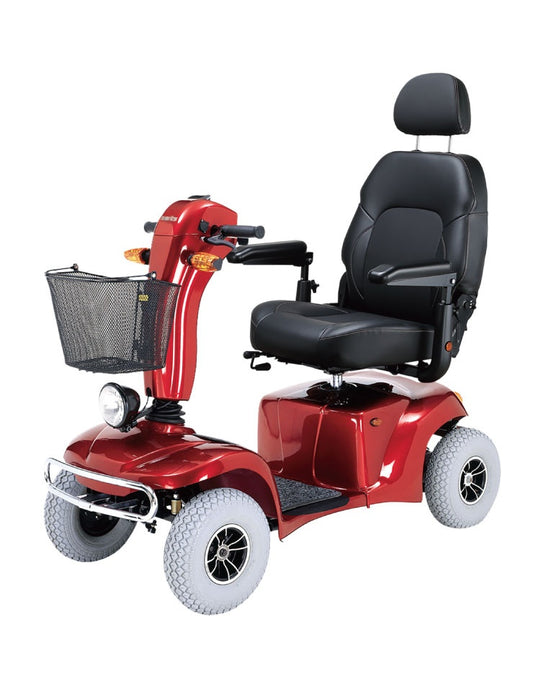 Merits - 4 Wheels 22" Pioneer 10 Red Mobility Scooter S341 - Pioneer 10