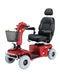 Merits - 4 Wheels 22" Pioneer 10 Red Mobility Scooter S341 - Pioneer 10