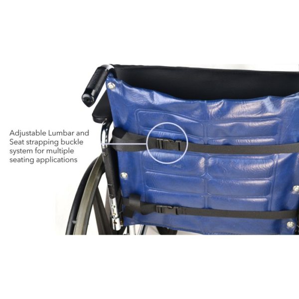 Immersus | Posture-Mate® V Seat and Back Cushion Combo for Standard Wheelchairs - 22" width | LC22M Immersus | Posture-Mate® V Seat and Back Cushion Combo for Standard Wheelchairs - 22" width | LC22M