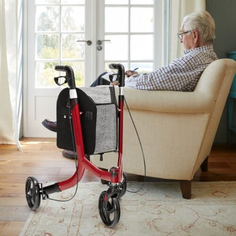 Inno Health | 3 Wheel Aluminum Rollator Euro Style with Weight Capacity of 300lbs | INDLX3W Inno Health | 3 Wheel Aluminum Rollator Euro Style with Weight Capacity of 300lbs | INDLX3W