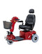 Merits - 3 Wheels 22" Pioneer 9 Red Mobility Scooter S331 - Pioneer 9