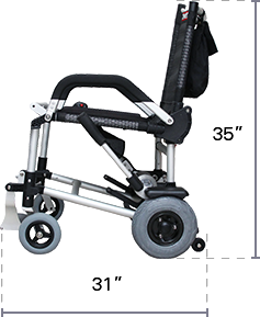Journey - Zinger Folding Power Chair Two-Handed Control Journey - Zinger Folding Power Chair Two-Handed Control