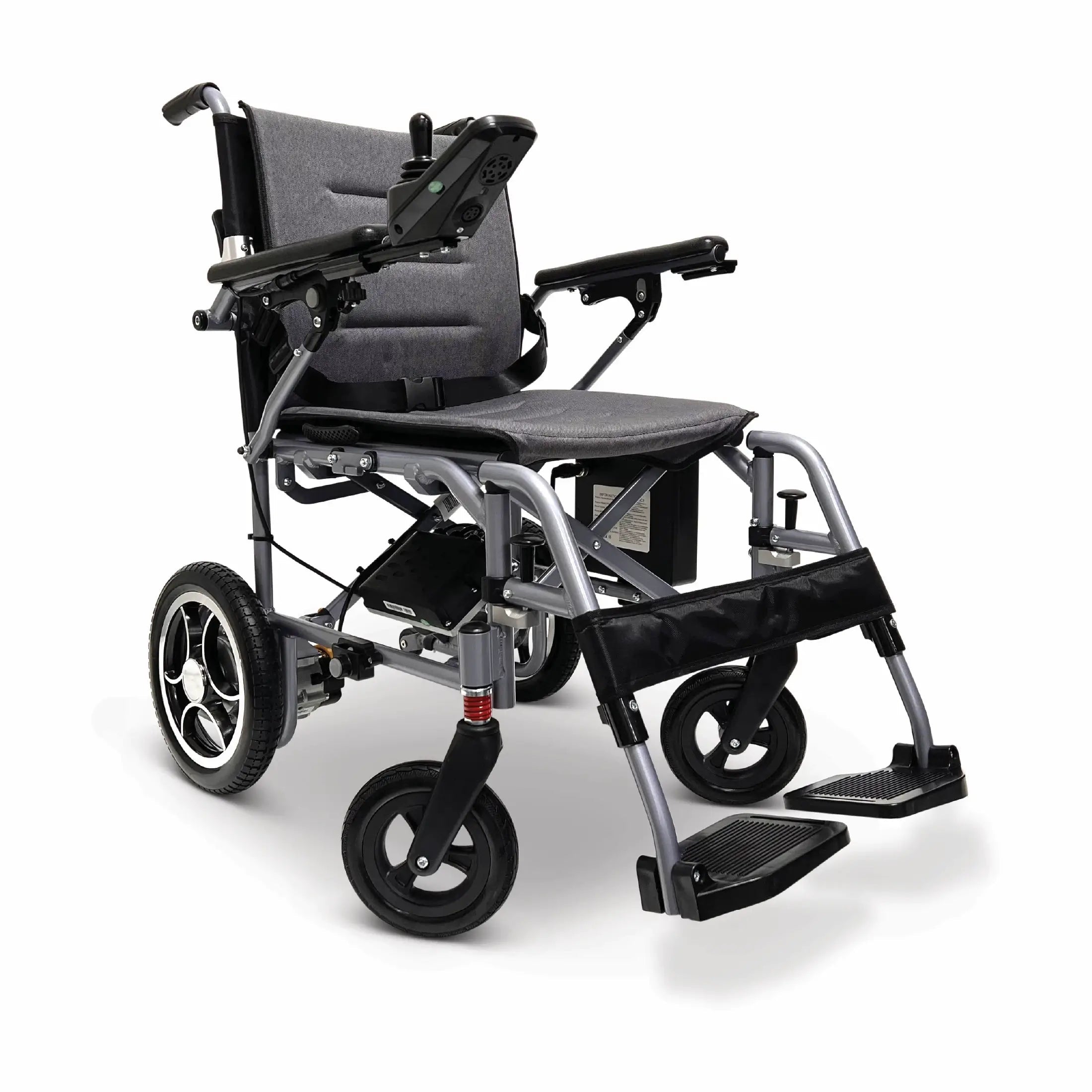 COMFYGO | X-7 Lightweight Foldable Electric Wheelchair for Travel with Remote Control | Up To 10 Miles (Single 7.5AH Battery) | X-7