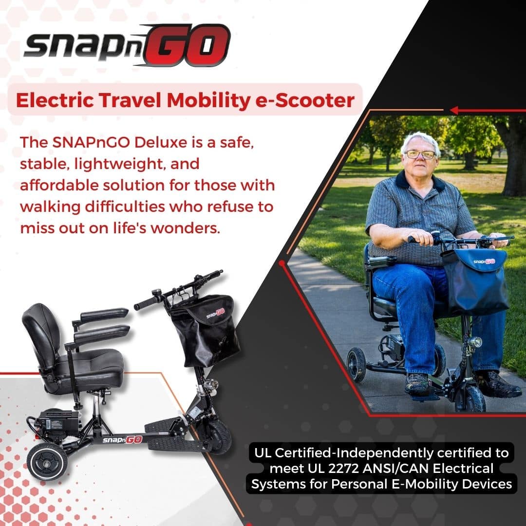 Glion - SNAPnGO Mobility Scooter Deluxe Edition