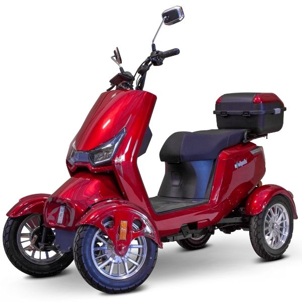 eWheels - Four Wheel Electric Mobility Scooter - Weight Capacity 400 lbs - EW-75