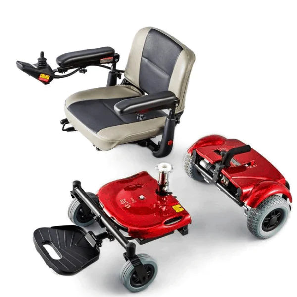 Merits - EZ-GO Deluxe Lightweight Portable Power Wheelchair P321 - EZ-GO Deluxe