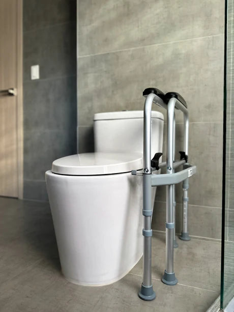 INNO | Medical Folding Toilet Safety Frame with Easy Adjust Height from 26.5" - 30.5" | IN-FTSF