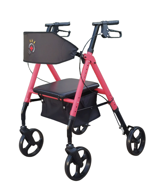 INNO | Deluxe Rollator with Easy Adjust Height and Handles with 300lbs. Weight Capacity | INRD6R