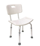 Inno Health | Bath Chair with Back Rest with 300lbs. Weight Capacity | MOBB-BCBR008