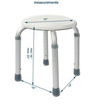 Inno Health | Bath Stool with 300lbs. Weight Capacity | MOBB-BS012