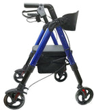Inno Health | Aluminum Folding Bariatric Rollator with 400 lbs. Weight Capacity | MOBB-AFR026