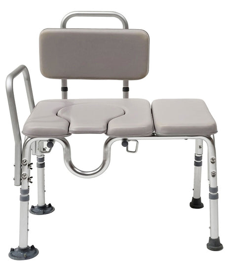 Inno Health | Padded Transfer Commode Chair with 300lbs. Weight Capacity | MOBB-PTCC001