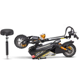 MotoTec - Ares 48v 1600w Electric Scooter Black