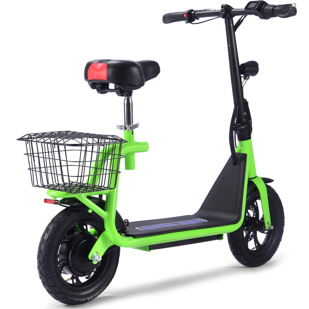 MotoTec - Metro 36v 500w Lithium Electric Scooter Green