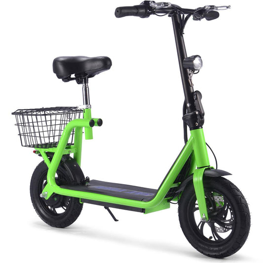 MotoTec - Metro 36v 500w Lithium Electric Scooter Green