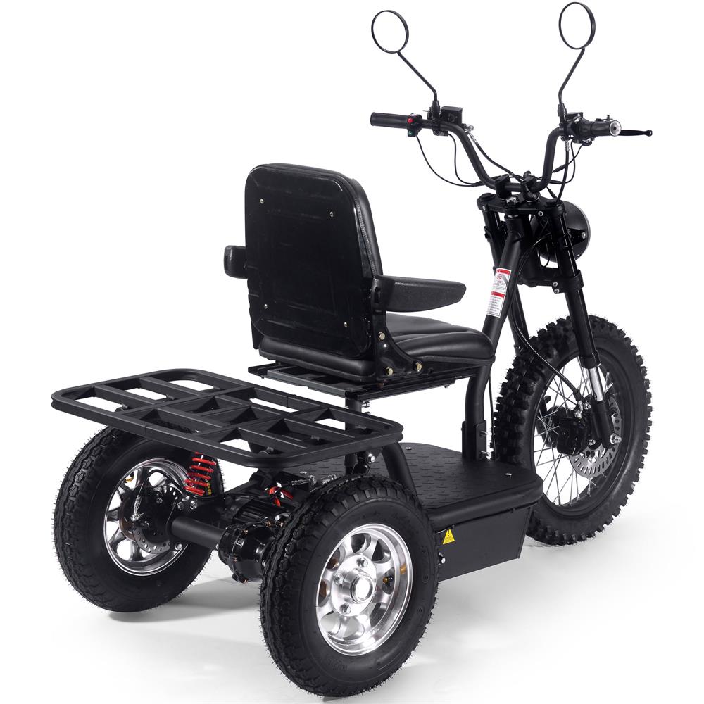 MotoTec - Electric Trike 60v 1800w Black
