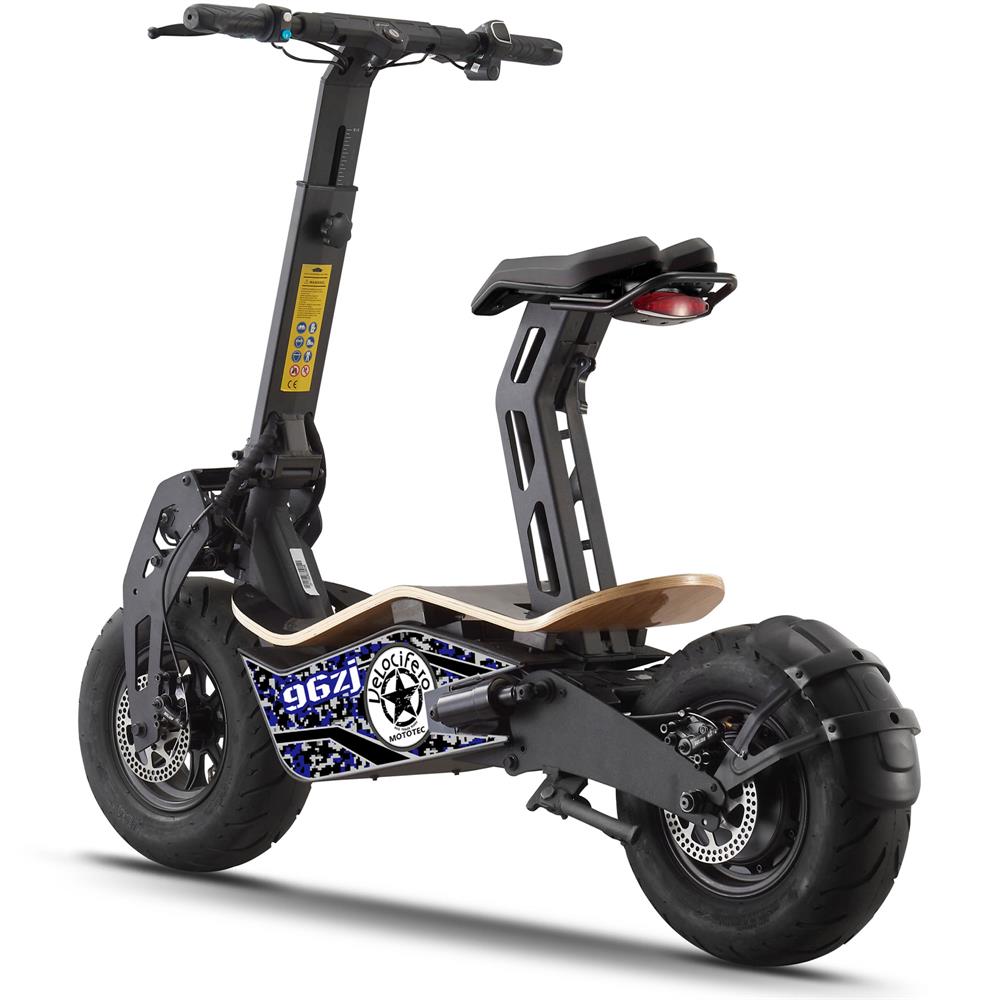 MotoTec - Mad 1600w 48v Electric Scooter