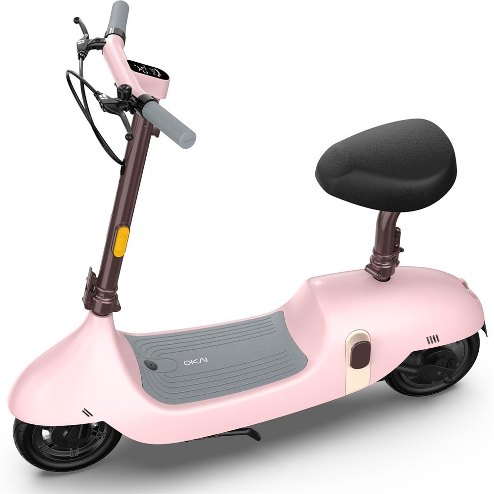 MotoTec - Okai Beetle 36v 350w Lithium Electric Scooter Pink