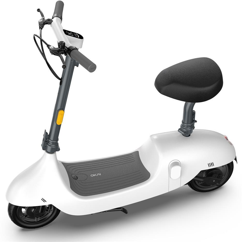 MotoTec - Okai Beetle 36v 350w Lithium Electric Scooter White