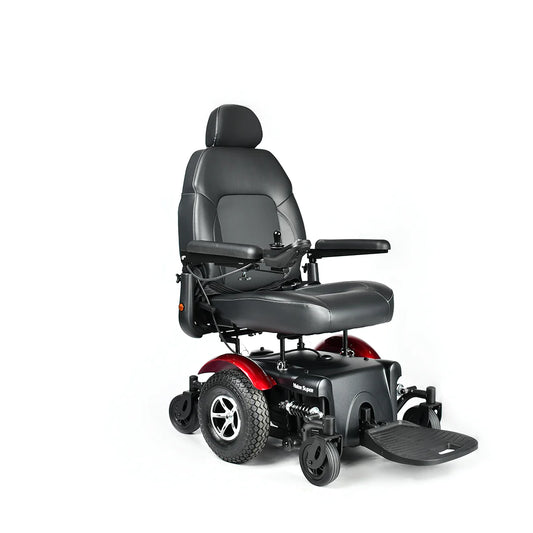 Merits - 22" Vision Super Mid Wheel Bariatric Power Wheelchair P327 - Vision Super