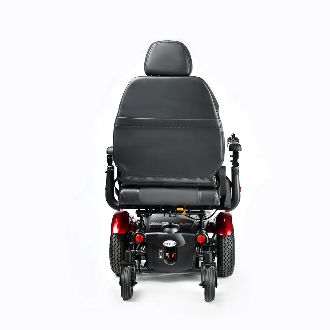 Merits - 22" Vision Super Mid Wheel Bariatric Power Wheelchair P327 - Vision Super