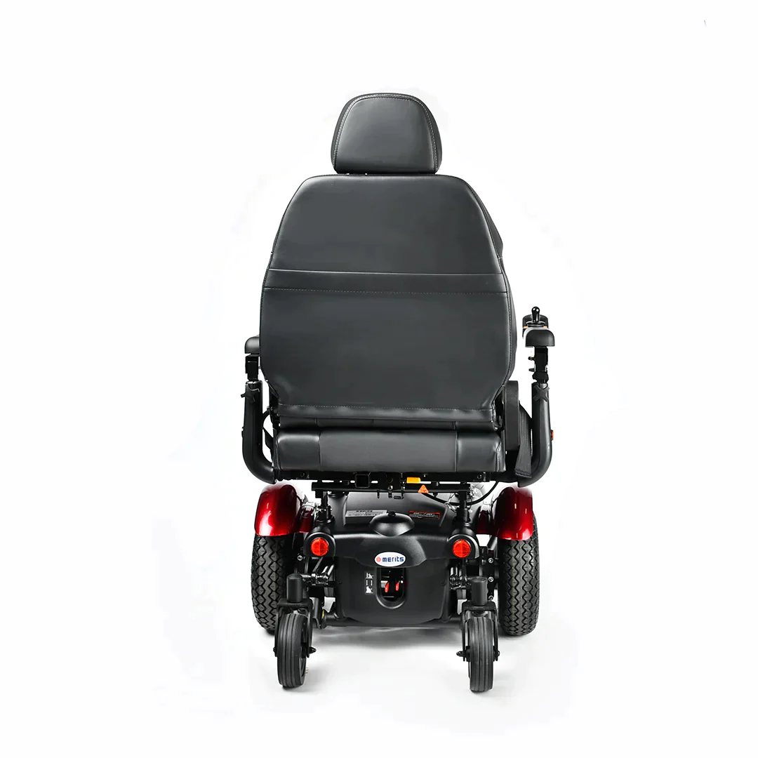 Merits - 20" Vision Super Mid Wheel Bariatric Power Wheelchair P327 - Vision Super