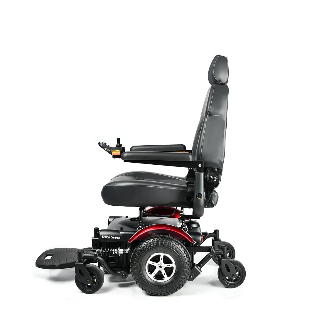 Merits - 20" Vision Super Mid Wheel Bariatric Power Wheelchair P327 - Vision Super