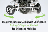 Quingo | Flyte Mobility Scooter With MK2 Self Loading Ramp | Quingo Flyte MK2
