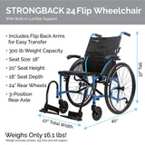 STRONGBACK Comfort : 24 Wheelchair