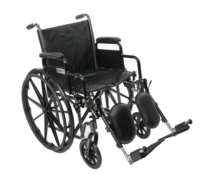 Proactive Medical | Chariot II w/ Removable Desk Arms & Swing Away Foot Rests | WCKDASF