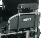 Merits - 22" Travel-Ease Heavy Duty Folding Power Wheelchair P181 - TRAVEL‐EASE 22