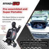 Glion - SNAPnGO Mobility Scooter Sport Edition