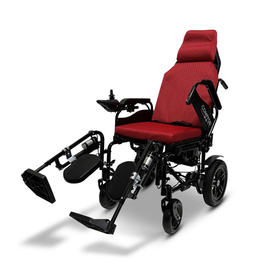 COMFYGO | X-9 Remote Controlled Electric Wheelchair, Automatic Reclining Backrest & Lifting Leg Rests | Range: Up To 17 Mile | X-9 Max