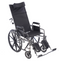 Proactive Medical | Reclining Wheelchair w/ Removable Desk Arms w/ Rear Anti-Tippers w/ ELR | WCRCDAELR