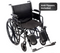 Proactive Medical | Chariot III K3 Wheelchair w/ Removable Adjustable-Height Flip-Back Full Arms w/ ELR | WCKAHFAELR