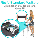 Vive Health - Walker Tray, Strong Foldable Design, Fits Standard Walkers