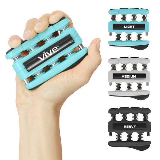 Vive Health - 3.5", Pack of 3, Finger Exercisers, 3 Resistance Levels, Quiet