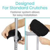 Vive Health - 3" Thick Sheepskin Crutch Pads