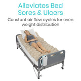 Vive Health - Replacement Alternating Pressure Pad with Inflation Hoses, Patch Kit