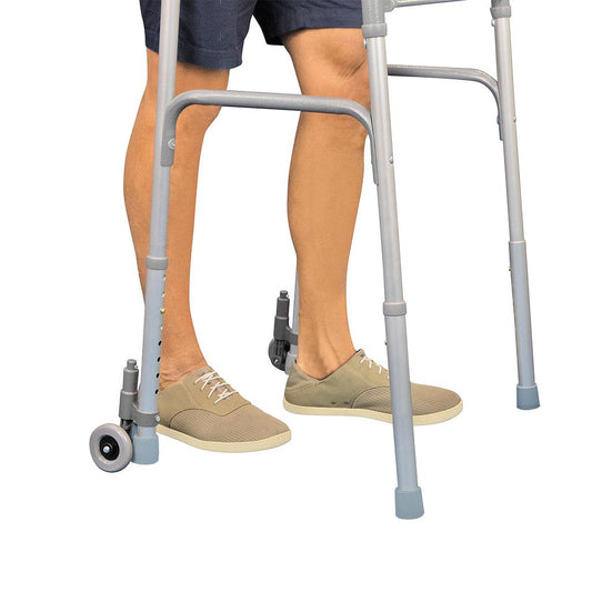 Vive Health -  Walker Wheels with Brakes, Smooth and Safe Mobility Aid with Adjustable Height