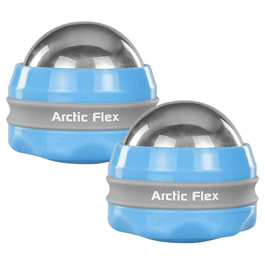 Vive Health - Cold Massage Roller Ball, Stainless Steel, Warm/Cold, 2 Pack - Supports up to 400 lbs