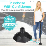 Vive Health - Standing Dome Cane Tip, .75" Replacement, Compact Base