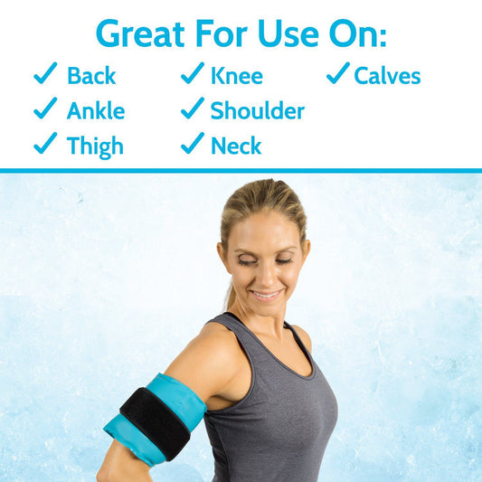 Vive Health -  14.5" x 5.75" Pack, Hot & Cold Wrap, Nontoxic, Stretch Strap